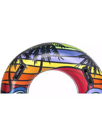 Trade Shop - Salvagente Gonfiabile Con Maniglie Palme Tropicali 91cm 2 Colori Assortiti 36350 -