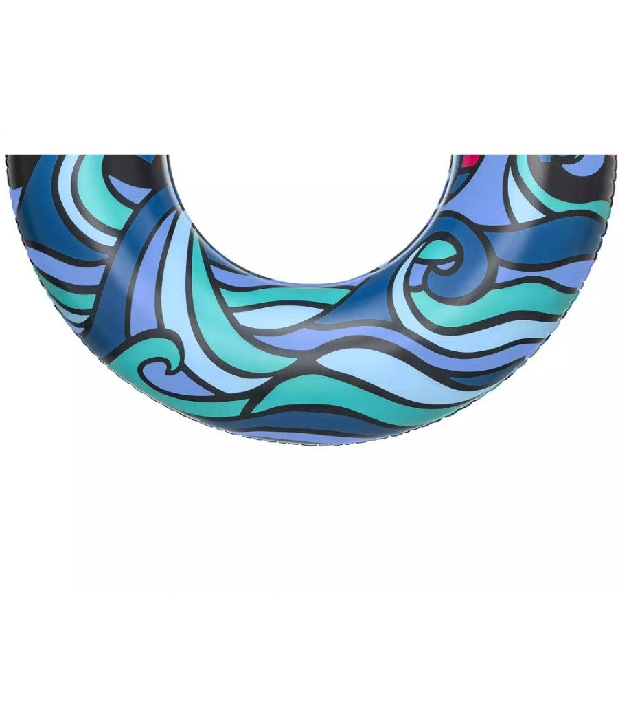 Trade Shop - Salvagente Gonfiabile Con Maniglie Palme Tropicali 91cm 2 Colori Assortiti 36350 -