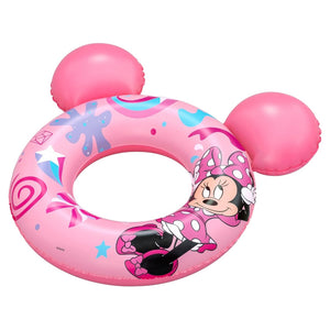 Trade Shop - Salvagente Gonfiabile Galleggiante Splash Pal Minnie Con Orecchie Rosa 65 Cm 9102n -