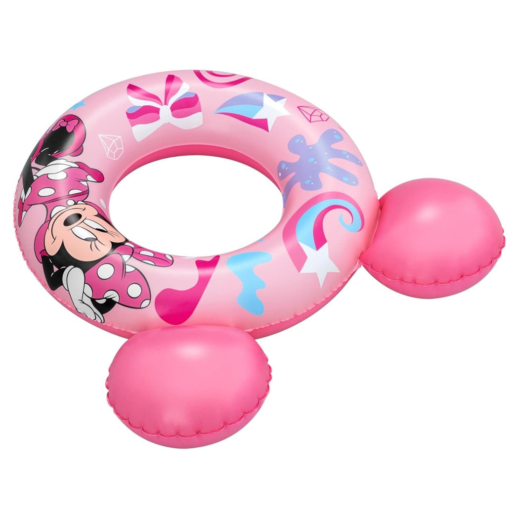 Trade Shop - Salvagente Gonfiabile Galleggiante Splash Pal Minnie Con Orecchie Rosa 65 Cm 9102n -