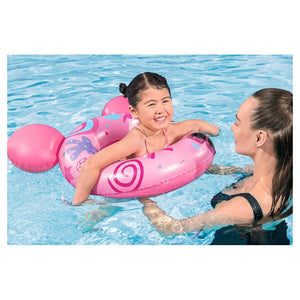 Trade Shop - Salvagente Gonfiabile Galleggiante Splash Pal Minnie Con Orecchie Rosa 65 Cm 9102n -