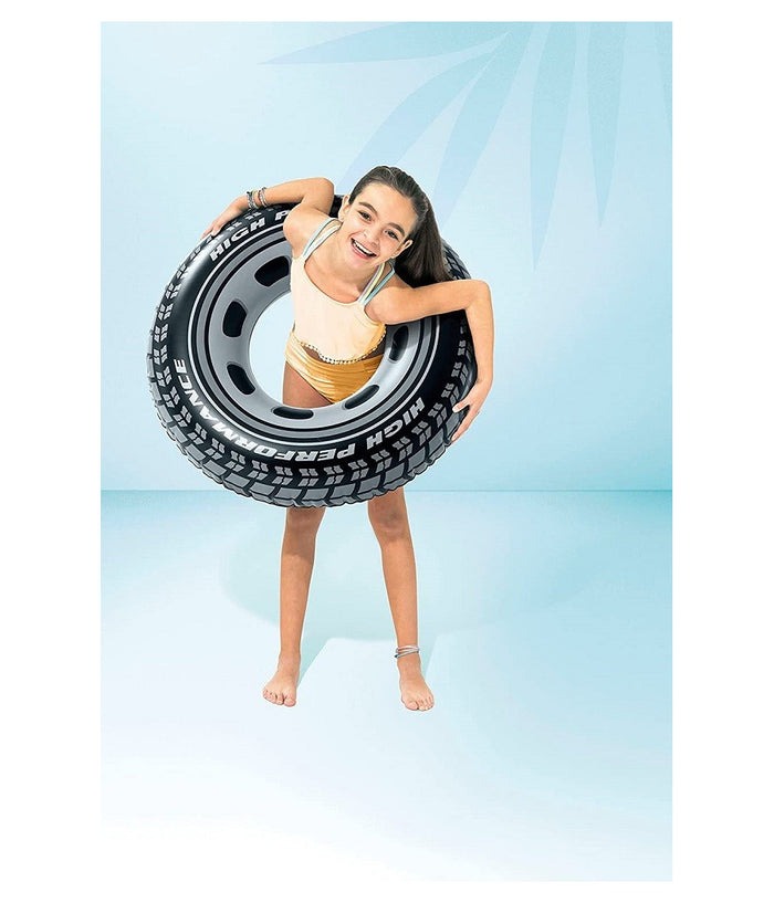 Salvagente Gonfiabile Materassino A Forma Di Ruota Per Mare Piscina 91 Cm 59252         