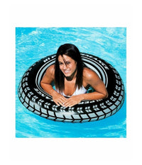 Salvagente Gonfiabile Materassino A Forma Di Ruota Per Mare Piscina 91 Cm 59252         