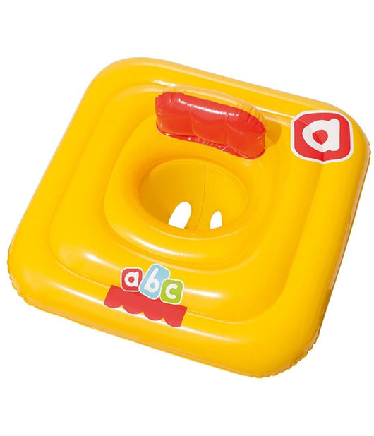 Salvagente Gonfiabile Quadrato Con Mutandina Diametro 69 X 69 Cm Giallo         