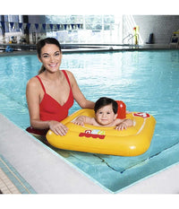 Salvagente Gonfiabile Quadrato Con Mutandina Diametro 69 X 69 Cm Giallo         