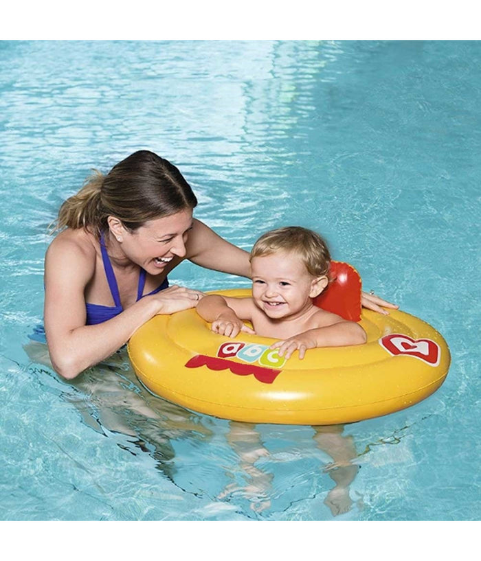 Salvagente Gonfiabile Rotondo Con Mutandina Diametro 69 Cm Giallo         