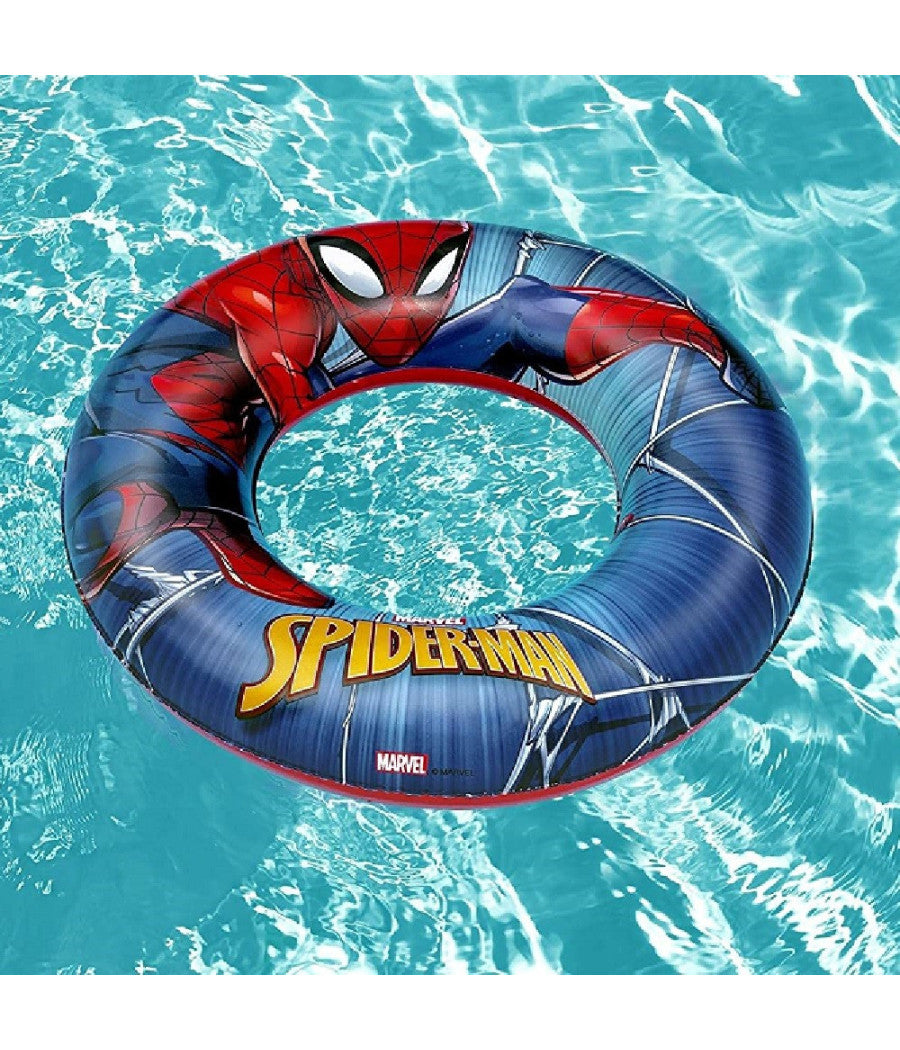 Salvagente Gonfiabile Spider-man Multicolore 56cm Da Spiaggia Mare Piscina 98003         