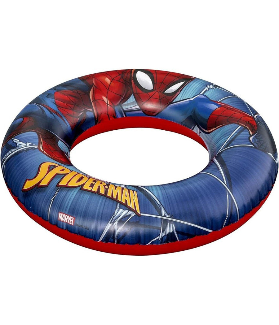 Salvagente Gonfiabile Spider-man Multicolore 56cm Da Spiaggia Mare Piscina 98003         