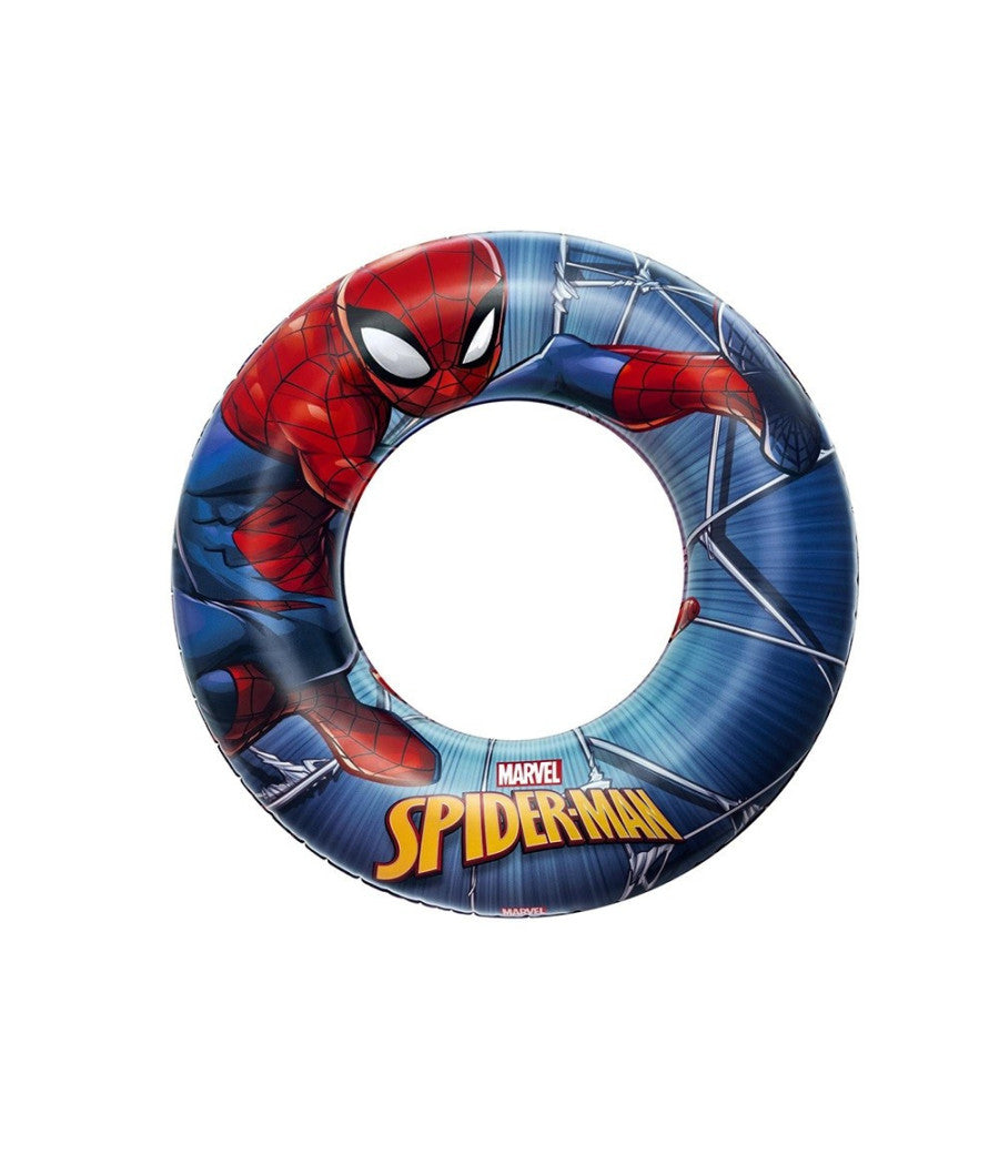 Salvagente Gonfiabile Spider-man Multicolore 56cm Da Spiaggia Mare Piscina 98003         