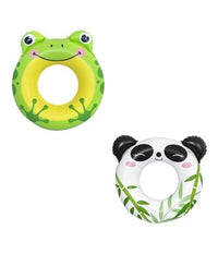 Trade Shop - Salvagente Panda/rana 79x85cm Ciambella Gonfiabile Mare Bambini 3-6 Anni 36351 -