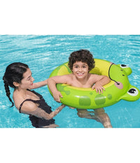 Trade Shop - Salvagente Panda/rana 79x85cm Ciambella Gonfiabile Mare Bambini 3-6 Anni 36351 -