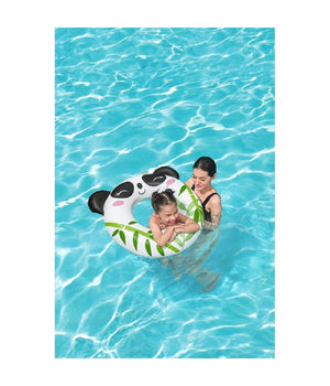 Trade Shop - Salvagente Panda/rana 79x85cm Ciambella Gonfiabile Mare Bambini 3-6 Anni 36351 -