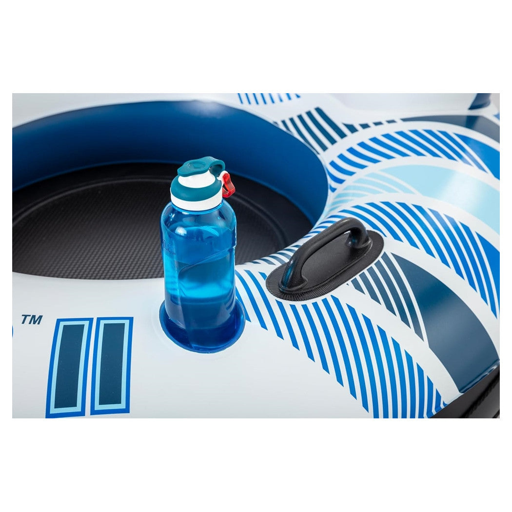 Trade Shop - Salvagente Poltrona Gonfiabile Galleggiante Rapid Rider 2 Posti 251x132 Cm 43113 -