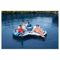 Trade Shop - Salvagente Poltrona Gonfiabile Galleggiante Rapid Rider 2 Posti 251x132 Cm 43113 -