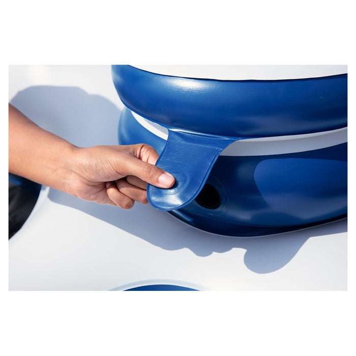 Trade Shop - Salvagente Poltrona Gonfiabile Galleggiante Rapid Rider 2 Posti 251x132 Cm 43113 -