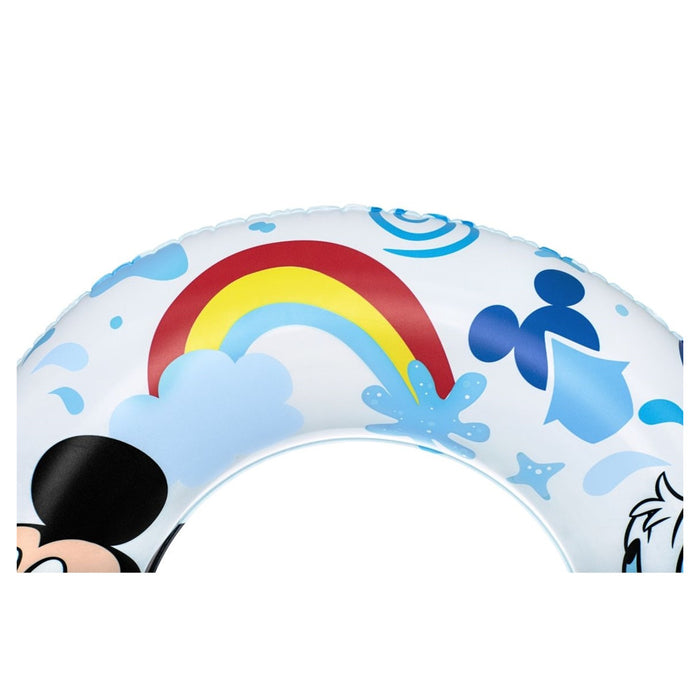 Trade Shop - Salvagente Topolino Mickey Mouse Paperino 56 Cm Per Mare Piscina Bambini 91004 -