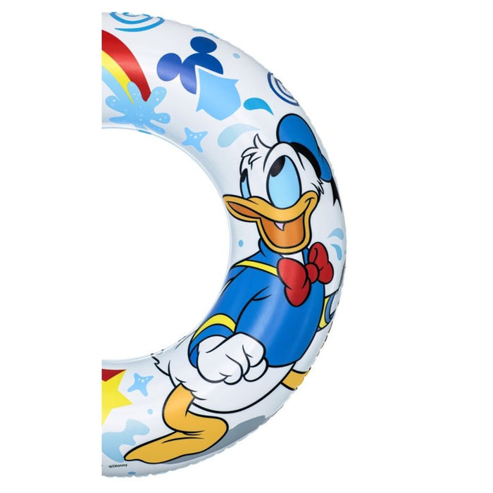 Trade Shop - Salvagente Topolino Mickey Mouse Paperino 56 Cm Per Mare Piscina Bambini 91004 -