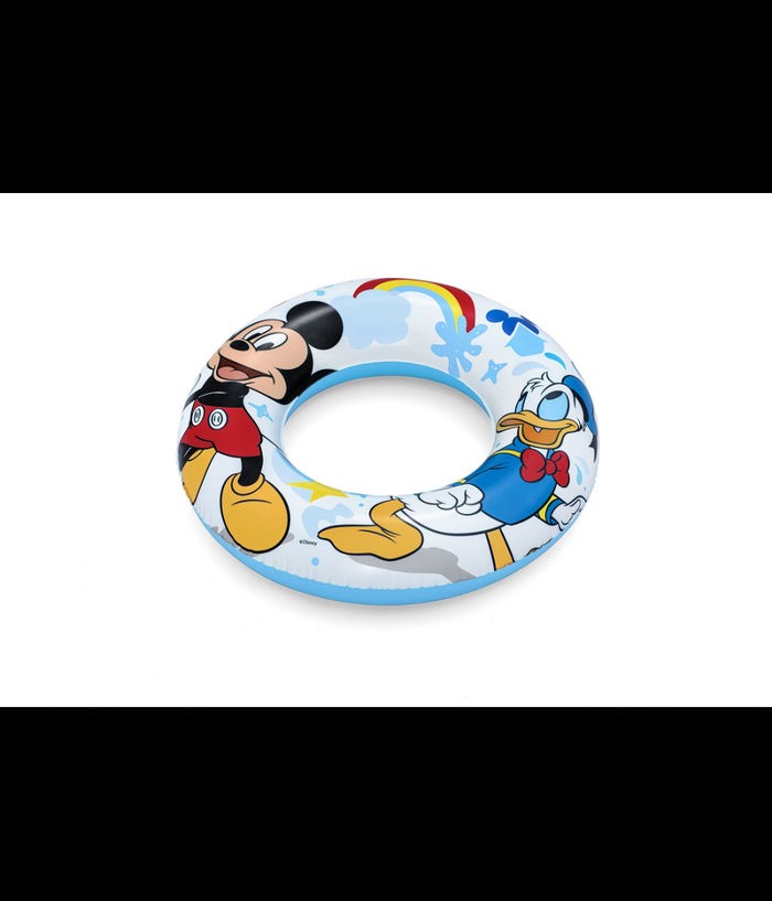 Trade Shop - Salvagente Topolino Mickey Mouse Paperino 56 Cm Per Mare Piscina Bambini 91004 -