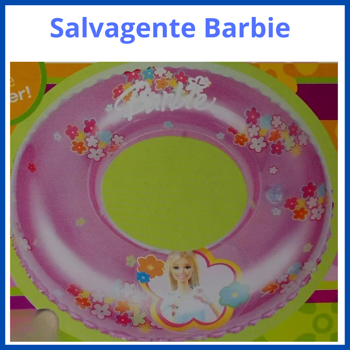 Salvagente gonfiabili per bambini ciambella barbie bambina gonfiabile piscina mare