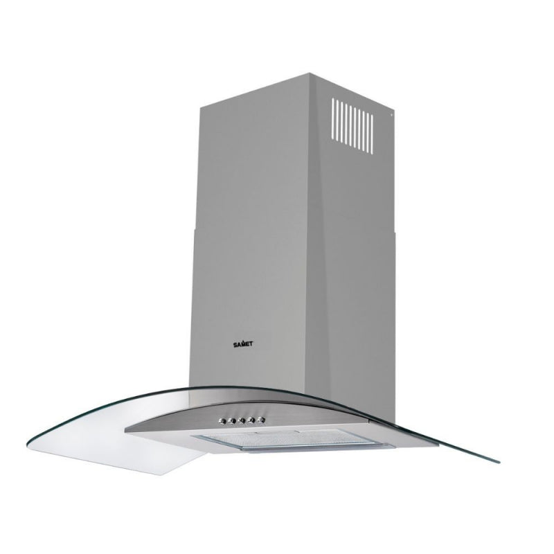 Samet Cappa WETH 90 inox da parete 90 cm cupolino in vetro