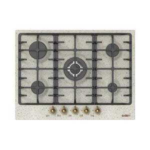 Samet piano cottura 5 fuochi da 70 cm avena Menelao