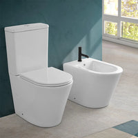 Sanitari filomuro monoblocco senza brida con scarico universale Klan