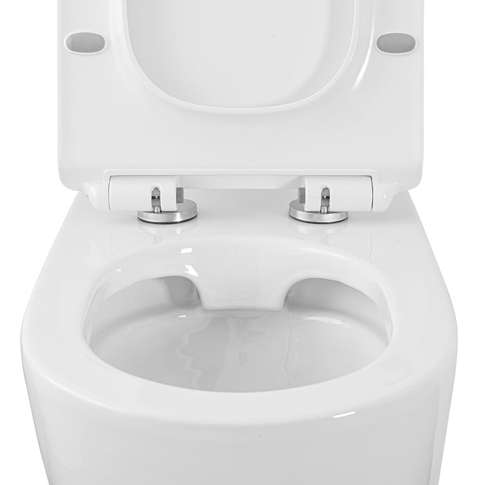 Sanitari filomuro Rimless serie Tokyo con copriwater rallentato