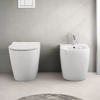 Sanitari filomuro Rimless serie Tokyo con copriwater rallentato