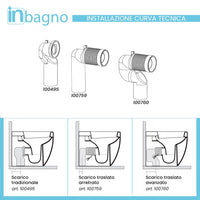 Sanitari Ideal Standard Connect filomuro Rimless AquaBlade copriwater originale
