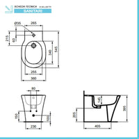 Sanitari Ideal Standard Connect filomuro Rimless AquaBlade copriwater originale
