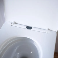 Vaso filomuro tornado silent flush in ceramica bianco lucido con copri-wc soft-close | Riga