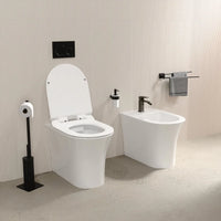 Sanitari filomuro in ceramica rimless  wc e bidet | Sofia