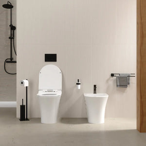 Sanitari filomuro in ceramica rimless  wc e bidet | Sofia