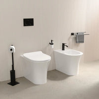 Sanitari filomuro in ceramica rimless  wc e bidet | Sofia