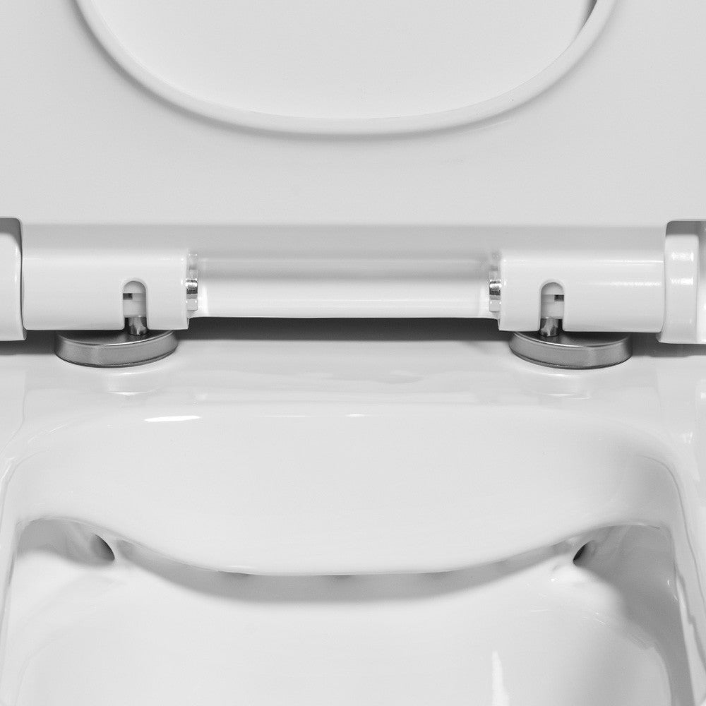 Sanitari sospesi Rimless serie Malaga completo di sedile rallenty