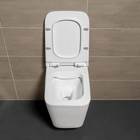 Sanitari sospesi Rimless serie Malaga completo di sedile rallenty