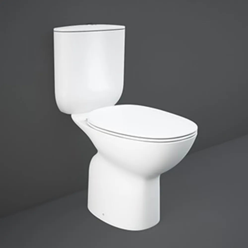 Sanitari tradizionali monoblocco Rimless Morning con scarico a terra