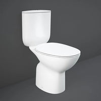 Sanitari tradizionali monoblocco Rimless Morning con scarico a terra