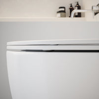 Vaso filomuro tornado silent flush in ceramica bianco lucido con sedile soft-close | Sydney