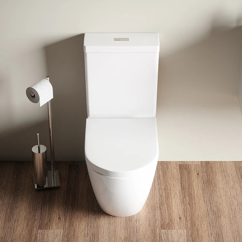 Vaso filomuro monoblocco tornado silent flush e sedile soft-close | Roma