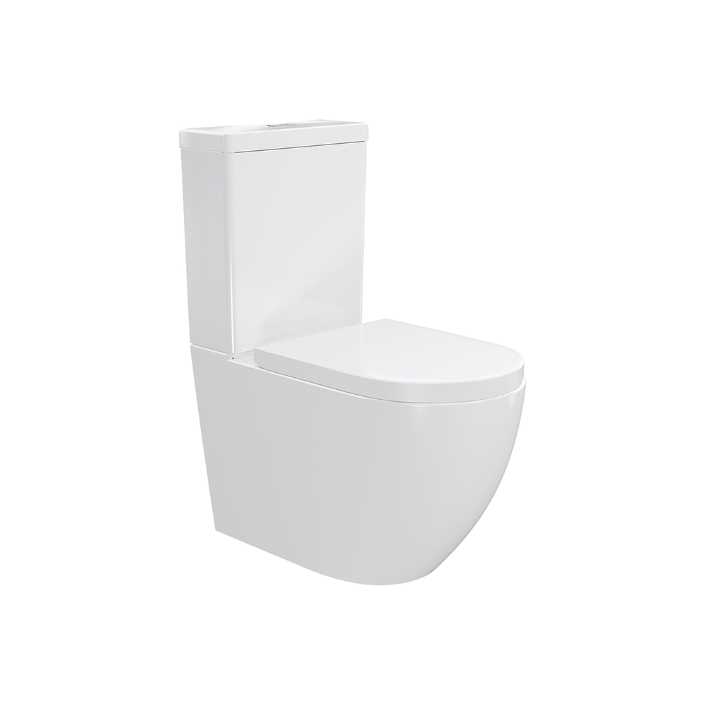 Vaso filomuro monoblocco tornado silent flush e sedile soft-close | Roma
