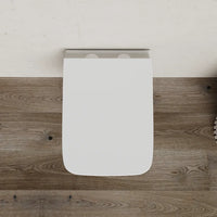 Vaso filomuro rimless in ceramica bianco lucido con sedile soft-close | Havana