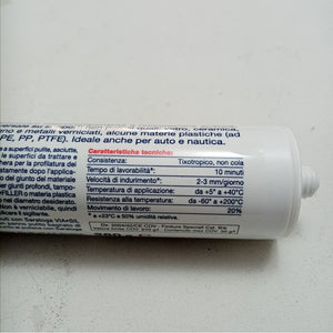 Saratoga 280gr silicone sigillante nero altamente elastico speciale per carrozzeria