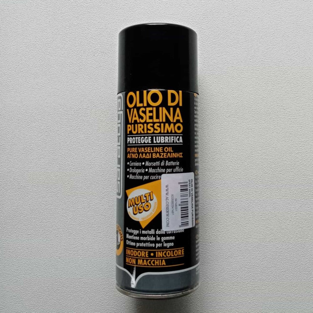 Saratoga 400ml olio di vaselina purissimo spray lubrificante e protettivo con cannuccia dosatrice