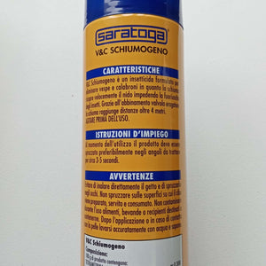 Saratoga 750ml anti vespe spray jet schiumogeno contro nidi di vespe e calabroni