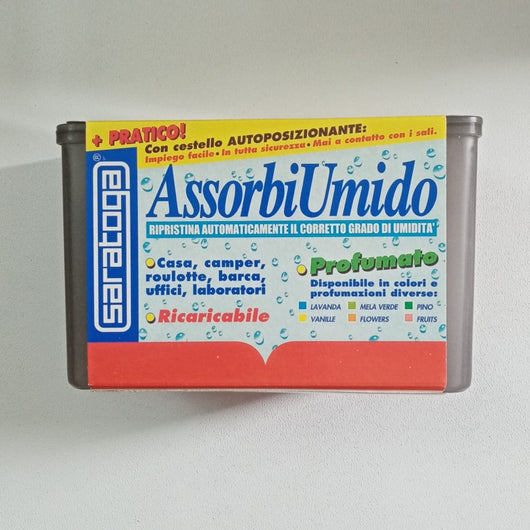 Assorbiumido in vaschetta con 1 ricarica da 450gr fragranza vanille