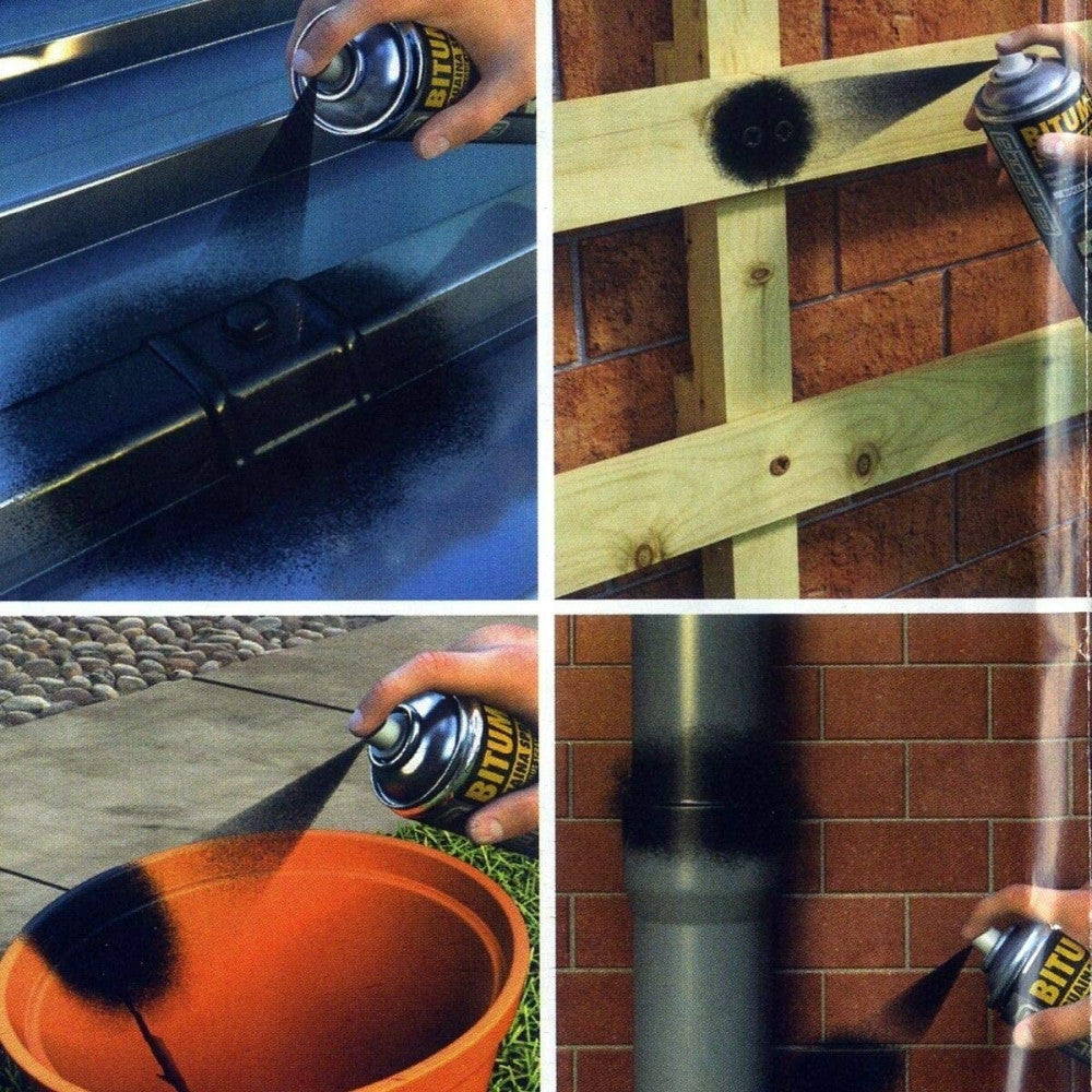 Saratoga bitumi' 500ml guaina bianca impermeabilizzante sigillante spray