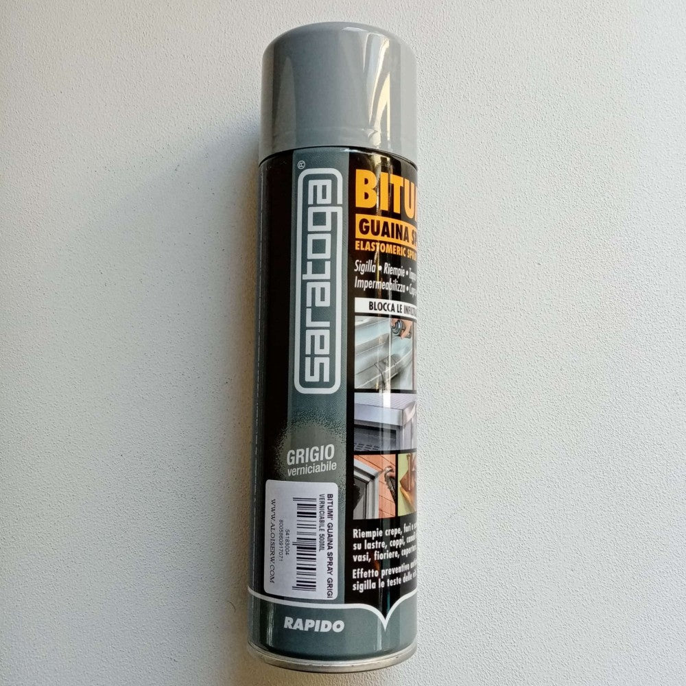 Saratoga bitumi' 500ml guaina grigia impermeabilizzante sigillante spray