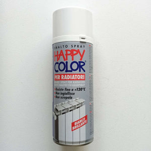 Saratoga bomboletta happy color per radiatori alluminio 400ml bianco brillante