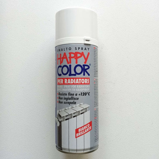 Saratoga bomboletta happy color per radiatori alluminio 400ml bianco brillante